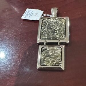 Lia Sophia Silver and Gold-Tone Pendant